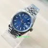 126234 36mm EWF hommes Montres-bracelets Inoxydable 904L modèle de fosse bleue Saphir numéro de série carte jubilé Cal.3235 Mouvement Mécanique automatique Mens Watch Montres