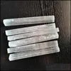 14-15 Cm Selenite Naturale Bastone Bianco Bacchetta Chakra Meditazione Guarigione Cristallo Gemma Minerale Grezza Decorazioni Per La Casa Goccia Consegna 2021 Decorativo