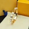 Bracciale da donna Bracciale oro per perle Bangle di moda Luxury Silver Chain Link Braccialetti a pendente Bracciali per la festa di gioielleria di gioielleria Basella Nuova 2207201R