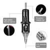 Tattoo Rotary Ink Pen Set Aurora P1 LCD voeding Participridges Needles Kit Professional Machine Body Art and Levers 220617