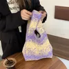 Fournitures de fête Sac en laine rétro Sac en toile d'épaule féminine Japonais grand sac Sags de banlieue Sacs de banlieue Femmes
