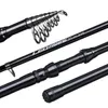 Stangenspinnfischerei und Reel Combo1.8m 2,7 mtelescopic mit Fishign Max Drag 5 kg Full Kit