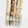 Penne gel 3 pezzi Kawaii Caramel Pudding Bear Pen 0.5mm Student Kids School Stationery