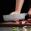 Keukenmes Chef Japanse Mes Damascus Staal Knivse Gesneden Vlees Nakiri Slager Utility Snijden Santoku Koken Gereedschap