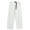 Mäns byxor Hanlu Men's Main Push Buckle Belt Design Summer Casual Pants Thin Breattable 220826