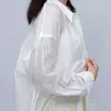 Женские блузки рубашки женские кнопки пусковая рубашка с длинным рукавом блузка свернутая рукава втулка втулка повседневная работа простые вершины