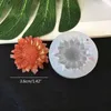 10 Stili 3D Camellia Peony Daisy Lotus Flower Pendant Jewlery Making Tools Stampi in resina epossidica