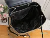 2022 Ny mode läder ryggsäckar lyxdesigner skolväskor högkvalitativa knapsack män kvinnor klassiska blommor rutig skolbag ryggsäck