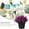 İç dekorasyonlar simülasyon yeşillik saksı bitkileri ev ofisinde gerçekçi sahte desta bonsai