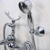 Banyo Duş Setleri Cilalı Krom musluk mikseri musluk duvarı monte eli tutuk kafa kiti KNA263bathroom