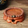 Beaded Strands Retro Healing Natural Tibetan Dzi Agates Armband Buddha Vajra Bodhi Tiger Eye Lucky Women Rudraksha Jewelry Lars22
