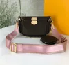 2022 Women Shoulder Bag MULTI POCHETTE ACCESSORIES Luxury Handbag Messenger Chain Strap Purse Clutch Tote Function Wallet
