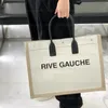 designer de luxe Top Sacs à main pour femmes Rive Gauche Sac fourre-tout Sac à main en raphia lin de mode d'été Grands sacs de plage voyage Bandoulière Épaule Portefeuille Sacs à main