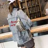 Mode Koreaanse riem BagsTrend Messenger brede schoudertas Bas Mode -kist Paillin Bouncing Bag 220712