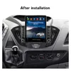 9 بوصة Android AM FM MP5 Car Video Stereo لعام 2017-2019 إصدار Ford JMC Tourneo Low مع Aux Bluetooth Camera