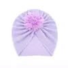 FLOR BEBLE MENINAS MENINAS CHATES DE TURANA MATHE CRIANÇAS BONNET CAPS CRIANÇAS POPOS APES RECONBUNCIDO ACESSORES DE CABELO HOME