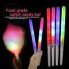 Festival Party Stick Glow in Dark Clear Candy Candy Sticks leves coloridos marshmallows sticks Rave Accessories9001336