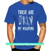 These Are My Weapons Barber Shop Shirt Gift for Lover Beard TShirt Summer Brand Cotton Men Basic Tops Fitness TShirt 220702