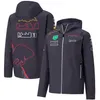 Nowa kurtka F1 Zip Up Blaks Formuła 1 Racing Suit Fani samochodu duże bluzy Logo Logo Men's Jackets Series F1 T -KIRTA Summer Polo koszule