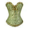 Bustiers Corsets Women Bustier Corset Overbust Lingerie Brocade Fashion Victorian Top Sexy Lace Plus Tamanho Erótico Zip Floralbustiers