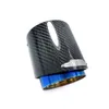 4 Dicas de silenciador de mini escapamento de fibra de carbono de 4 dicas de silenciador ajuste para R55 R56 R57 R58 R59 R60 R61 F54 F55 F56 F57 F60 Mini Cooper 1 PCS