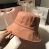 エレガントな女性の帽子の夏の屋外旅行綿の手紙刺繍帽子パナマフィッシャーマン盆地キャップY220406