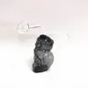 Mini Smoking Hookahs Two Skull Glass Oil Burner Bubblers