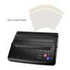 Thermal tattoo transfer machine black line draft copy 1pc paper feeding 25pcs consumables hand drawing pattern A4