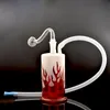창조적 인 불꽃 유리 유리 오일 버너 봉. 물 담뱃대 10mm 조인 흡연 수도관 인라인 유리 유리 오일 버너 파이프와 호스가있는 바이 세 매트릭스 퍼크