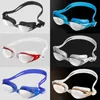 Männer Frauen Silikon Galvanisieren Beschichtung Schwimmbrille Anti Fog UV Schutz Schwimmbrille Wasserdichte Brillen Ohne Box G220422