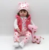 Reborn Baby Doll 48cm Full Silicone Body Kit Can Bath In Stock Toys For Kids 220504