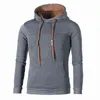 Bolubao Mannen Herfst Winter Nieuwe Hoodies Effen Kleur Mode Toevallige Hoody Kleuraanpassing Trekkoord Ontwerp Hoodies Mannen L220801