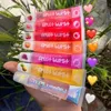 Fruit Burst Lippenöl, duftender Lipgloss, aufpolsternder Lipgloss, Lippengelee, große Lipglosse, Feuchtigkeitscreme, glänzendes Vitamin E, Mineralöle