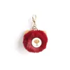 Keychains Soft Artificial Fur Keychain Cute Pom Keyring Holder Bag Charm For Women Girls Key Chains Llaveros Enek22