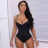 Kvinnor Jumpsuits Designer 2023 Slim Sexy Suspender Mesh Perspective Rompers Spring New Fashion Bodysuits