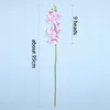 Dekoracyjne kwiaty wieńce 9 głowy białe sztuczne phalaenopsis kwiat prawdziwy dotyk motyl orchidea wystrój domu