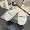 Fashion Classic Designer AutumnWinter Women's Hair Slippers Plush Warm-up Sandals Comfortable Plush Girls' Slippers Size 35-42