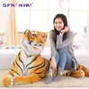 PC CM Creative Simulation Tiger Cuddle fylld mjuk djurskogskudde för barn barn födelsedagspresent J220704