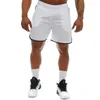 Vêtements de sport hommes course à pied entraînement séchage rapide Shorts sport décontracté contraste Stretch taille respirant Fitness Slim ShortsGym