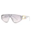 Sonnenbrille Modeschild Männer Frauen Goggle -Gradienten Lens Rahmen Vintage Marke Designer Luxus Metall Dekorieren UV400Sunglasses