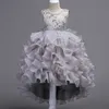 Borduurwerk babymeisjes prinses bloem bruiloft kerstfeest tutu jurk jurk kinderen kinderen elegante vestidos voor 315 jaar tiener 220707