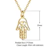 Großhandel Edelstahl Yoga Halskette Buddha Hamsa Hand Anhänger Halsketten Für Frauen Geschenk Mode Schmuck Kragen Neue