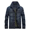 Men's Jackets Menswear 2022 Denim Jacket Mens Cotton Casual Large Plush 66009a