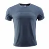 lu9138 shortsleeved men039s quickdrying clothes summer casual tops Europe and the United States Amazon running fitness cloth8586458