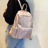 NXY School Torby Mały projektant Oxford Cloth Solid Color Backpack 2022 Luksusowa marka Mody Travel Book Bag Girls Powrót do 220802