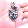 New Titanium Steel Retro Leopard Head Netclace Necklace Men Fashion Hip-Hop Passion Mash