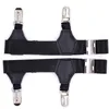 Ceintures Chemise Femme Porte Jarretelles Noir Blanc Rayures Chaussettes Clips Argent Bas Bretelles Longueur Réglable HDW9020Belts