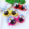 Summer Girl Boys Cute Animal Cartoon Flower Wings Outdoor Sunglasses Children Vintage Protection Classic Kids 220705