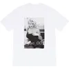 21SS Anna Nicole Smith Tee Fotos Summer Limited Box Limited Designer de ponta de rua T-shirts Brindsable Popular Casual Homens Mulheres Casais Simples Manga curta TJAMTX130