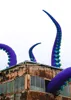 Gepersonaliseerde opblaasbare gigantische tentakels Octopus -benen voor buitenwaterparkdecoratie